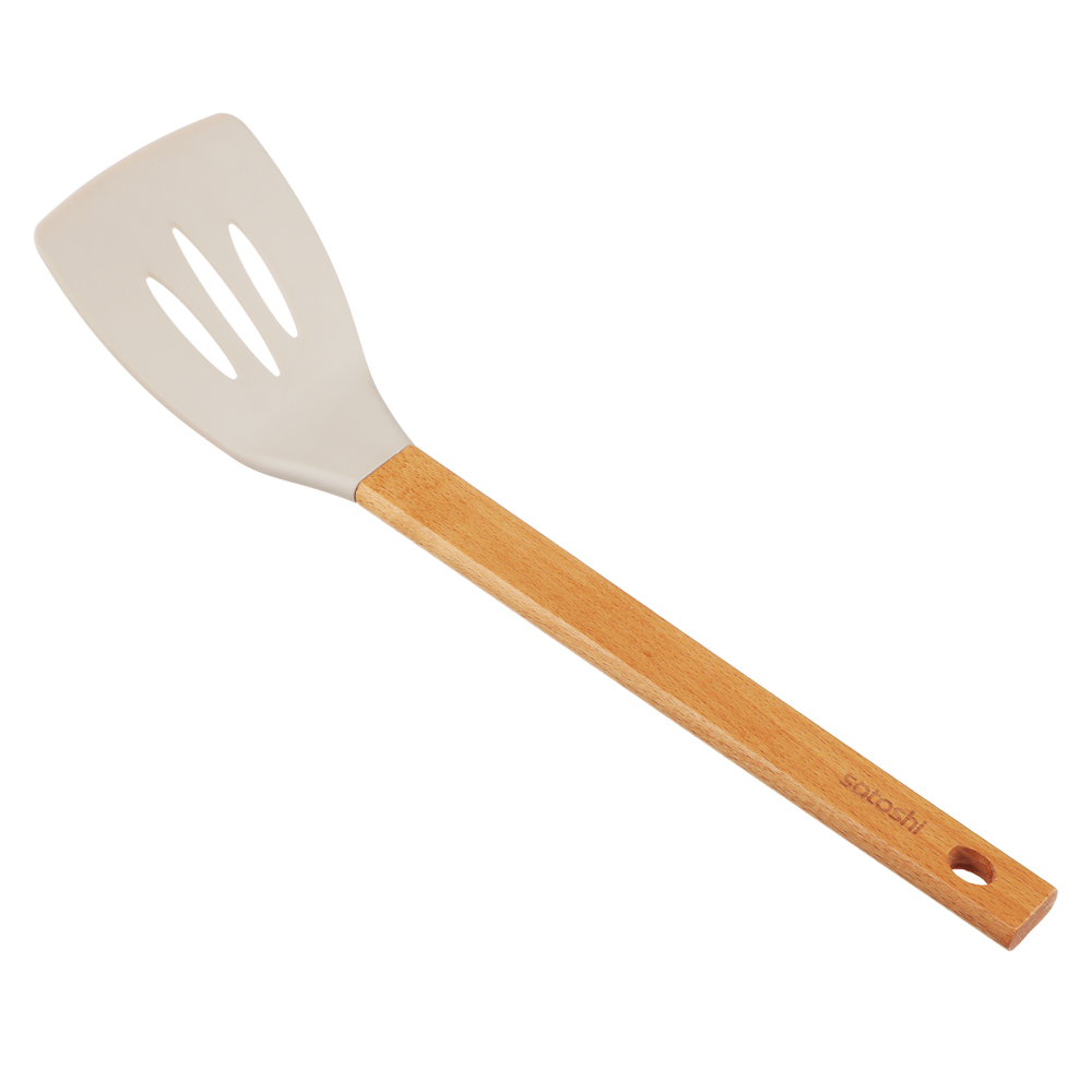 SATOSHI Айвори Лопатка кулинарная с прорезями, нейлон, арт.№ 881-286