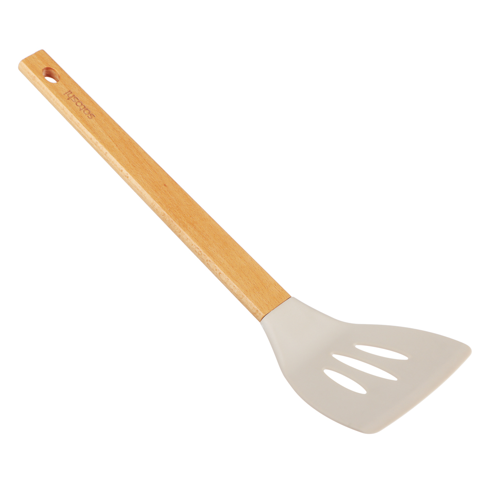SATOSHI Айвори Лопатка кулинарная с прорезями, нейлон, арт.№ 881-286