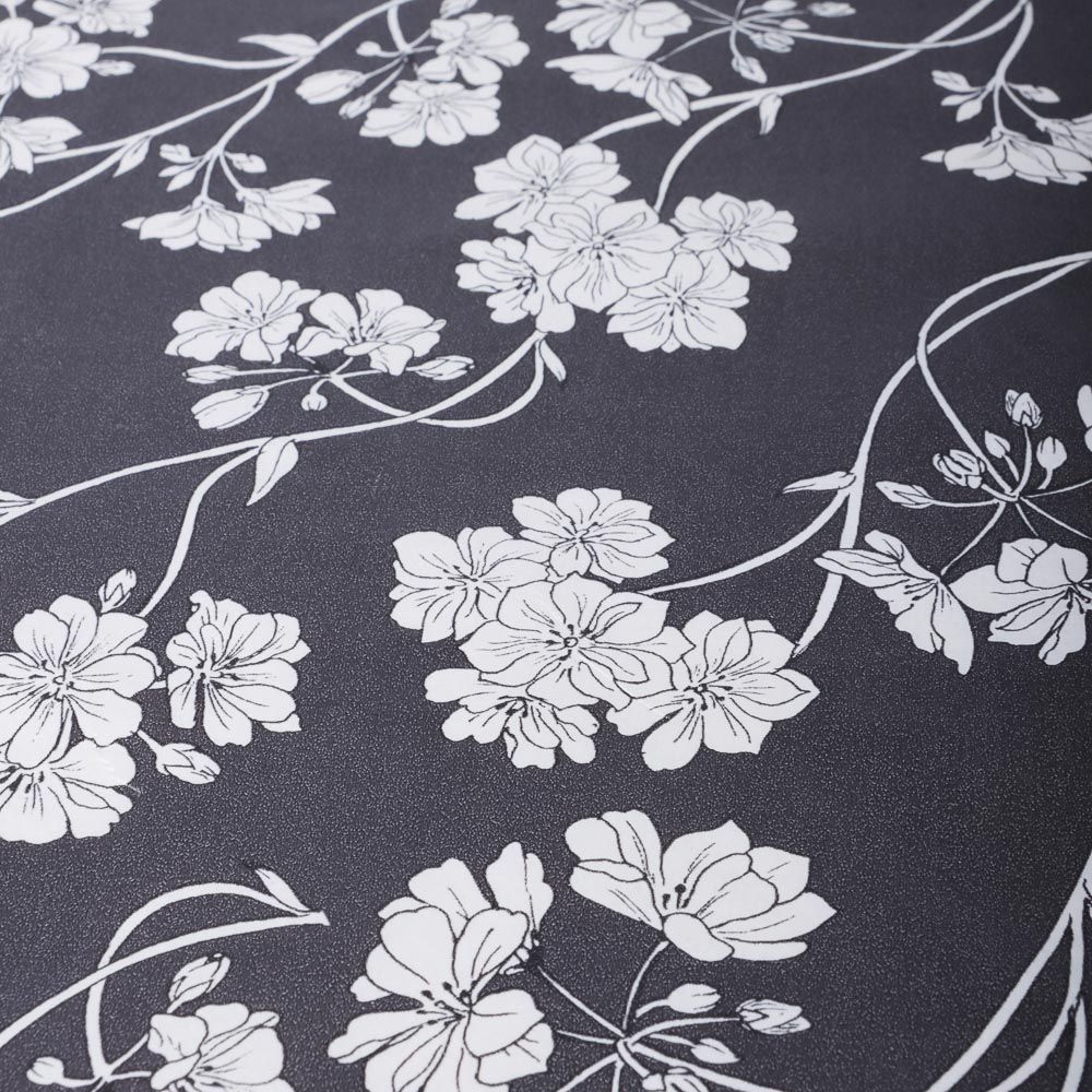 PROVANCE Бейкери Скатерть ПВХ 110х140см, серый, цветы, арт.№ 479-290