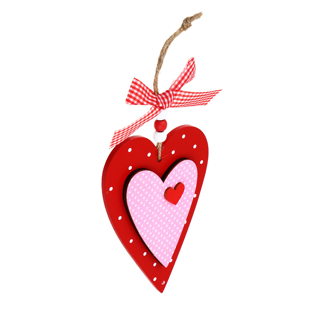 Декор - подвеска, сердце, 10,5x15 см, МДФ, арт.№ 597-253