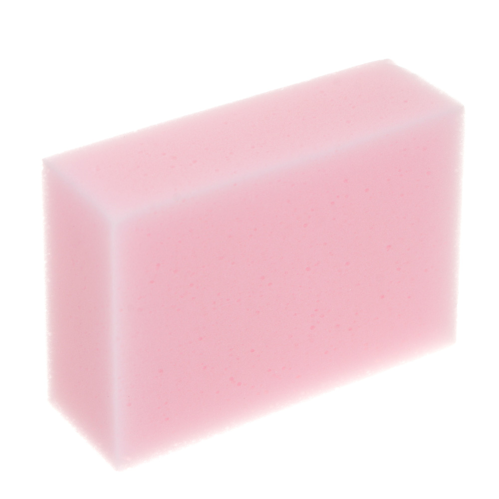 Губка для удаления пятен тм VETTA, 9х6х3см, меламин, розовый цвет, арт.№ 441-107