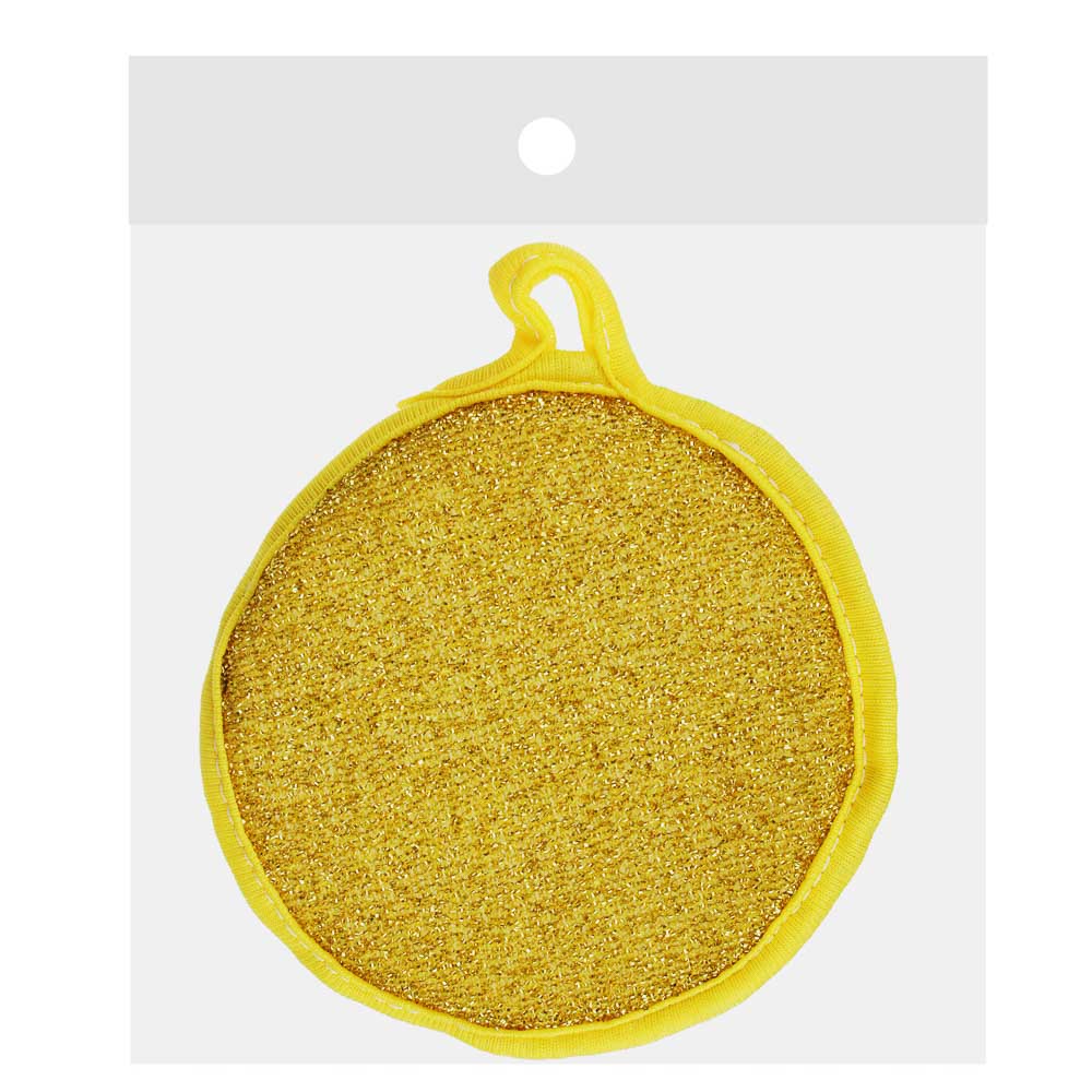 VETTA Губка для посуды поролон, d12см, 2 цвета, 1шт, арт.№ 441-150