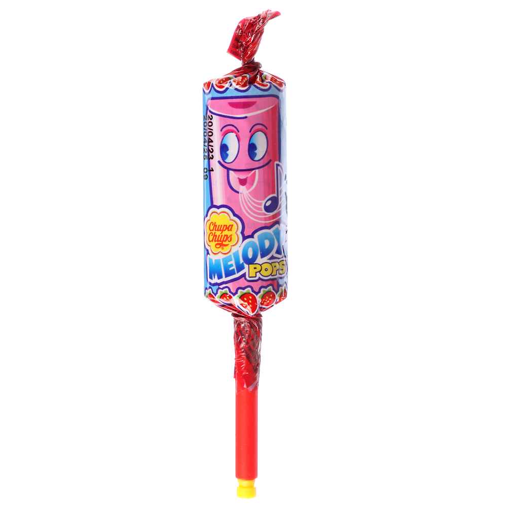 Карамель Chupa Chups Melody Pops со вкусом клубники 15 г., арт.№ 347-011