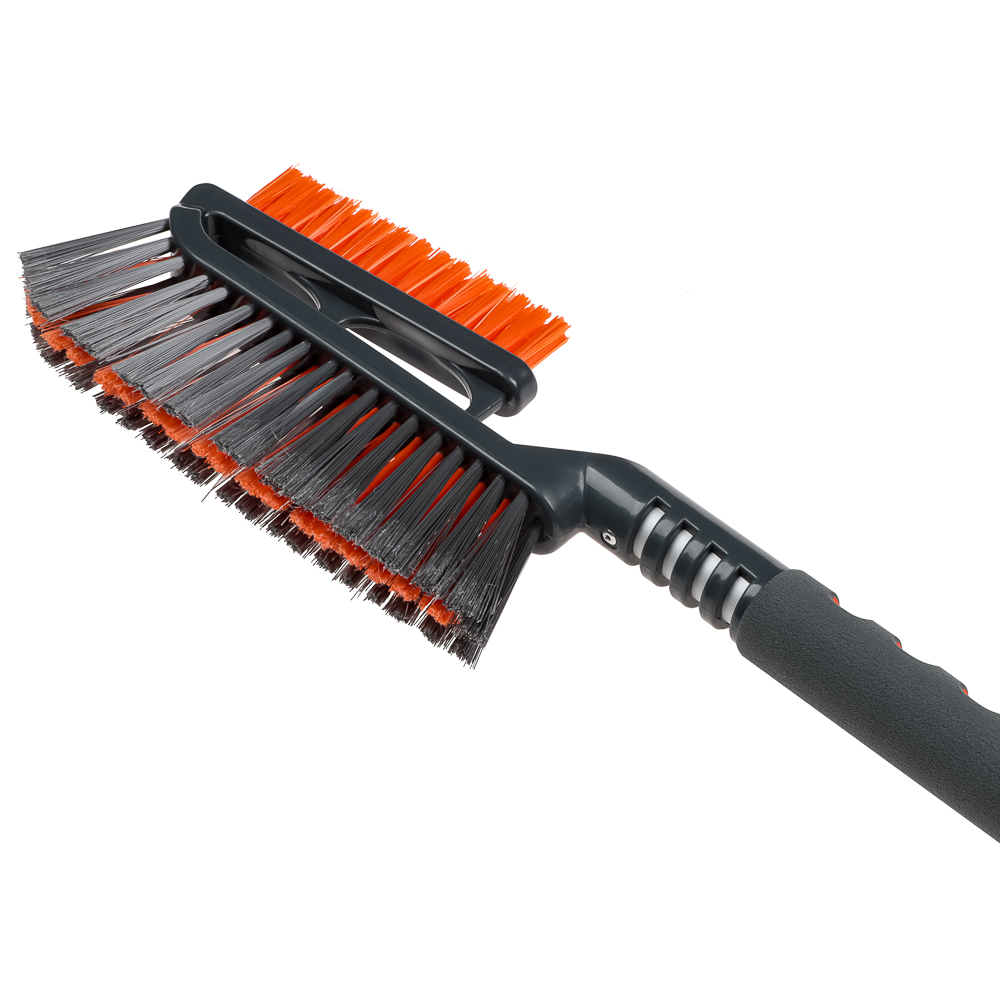 ЕРМАК Щетка для очистки снега со скребком с 2 чистящими поверхностями, 52 см, арт.№ 775-060