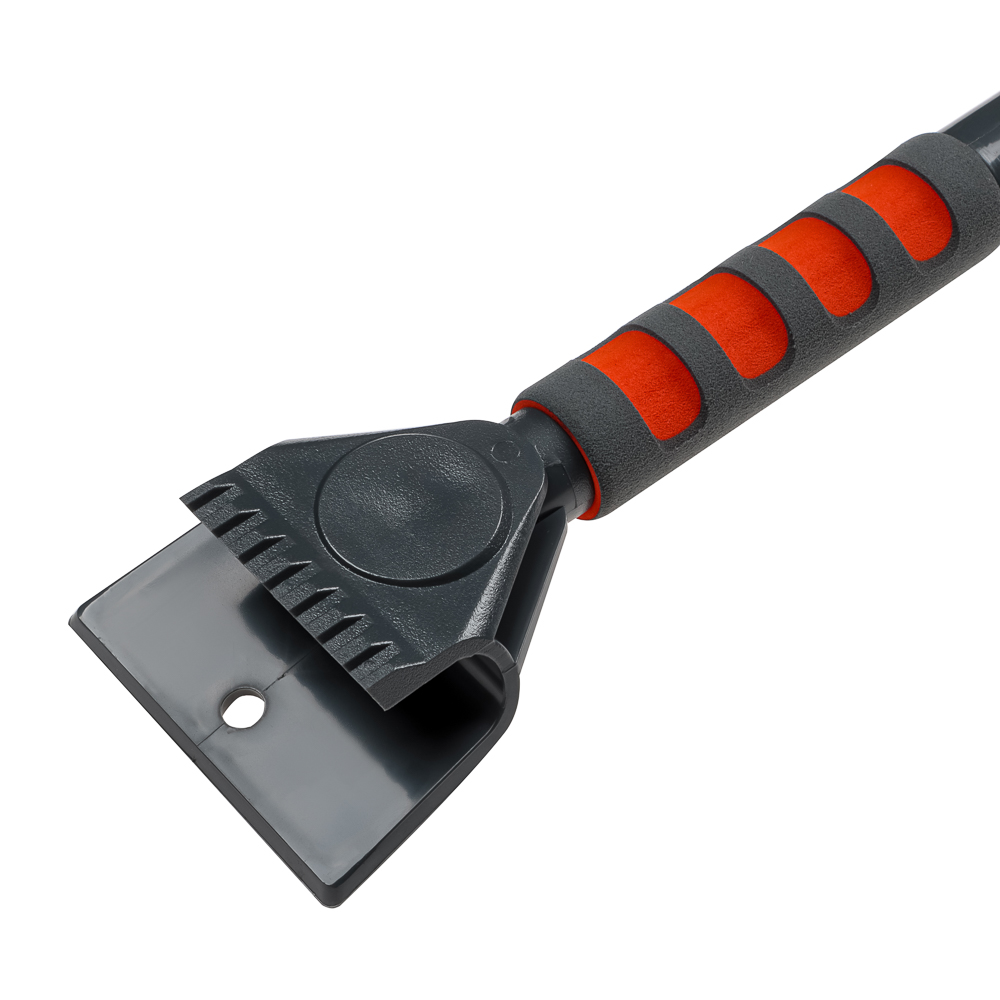 ЕРМАК Щетка для очистки снега со скребком с 2 чистящими поверхностями, 52 см, арт.№ 775-060