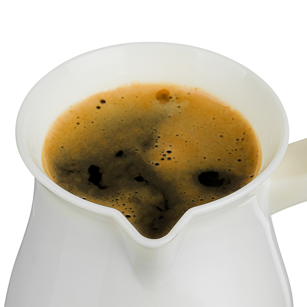 LEBEN Турка электрическая с выключателем 0,4л, 700Вт, молочный цвет, пластик, арт.№ 286-026