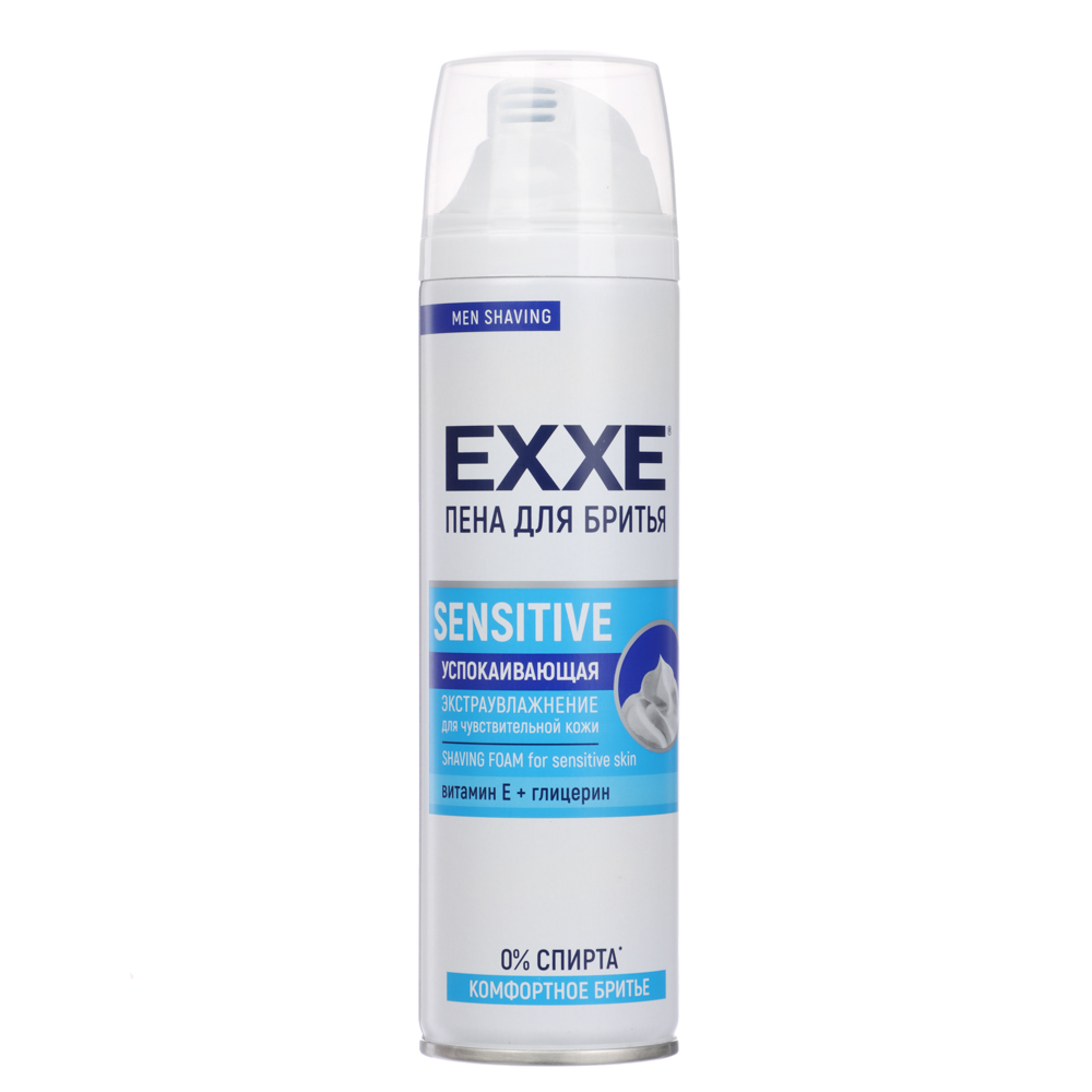 Пена для бритья EXXE SENSITIVE для чувствительной кожи, 200 мл, арт.№ 949-025