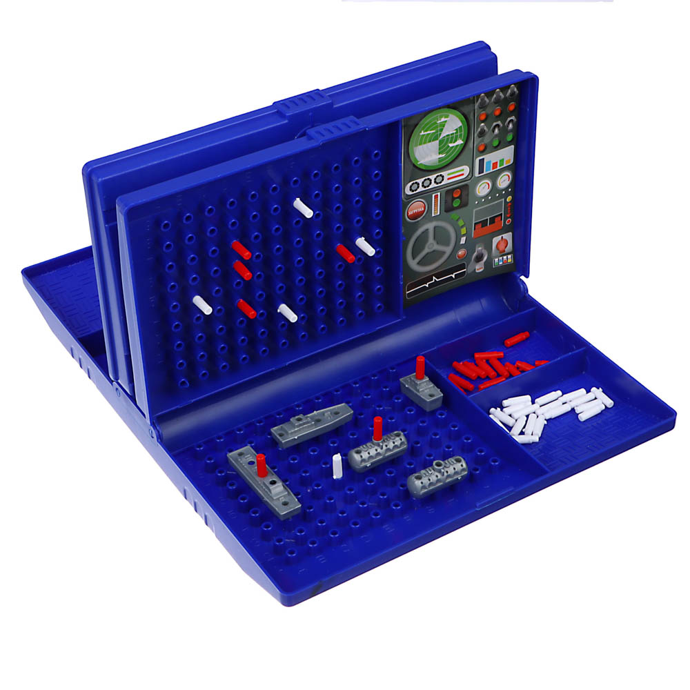 ИГРОЛЕНД Игра настольная "Морской бой", PS,PP, 26,5х26,5х3,5см, арт.№ 896-039