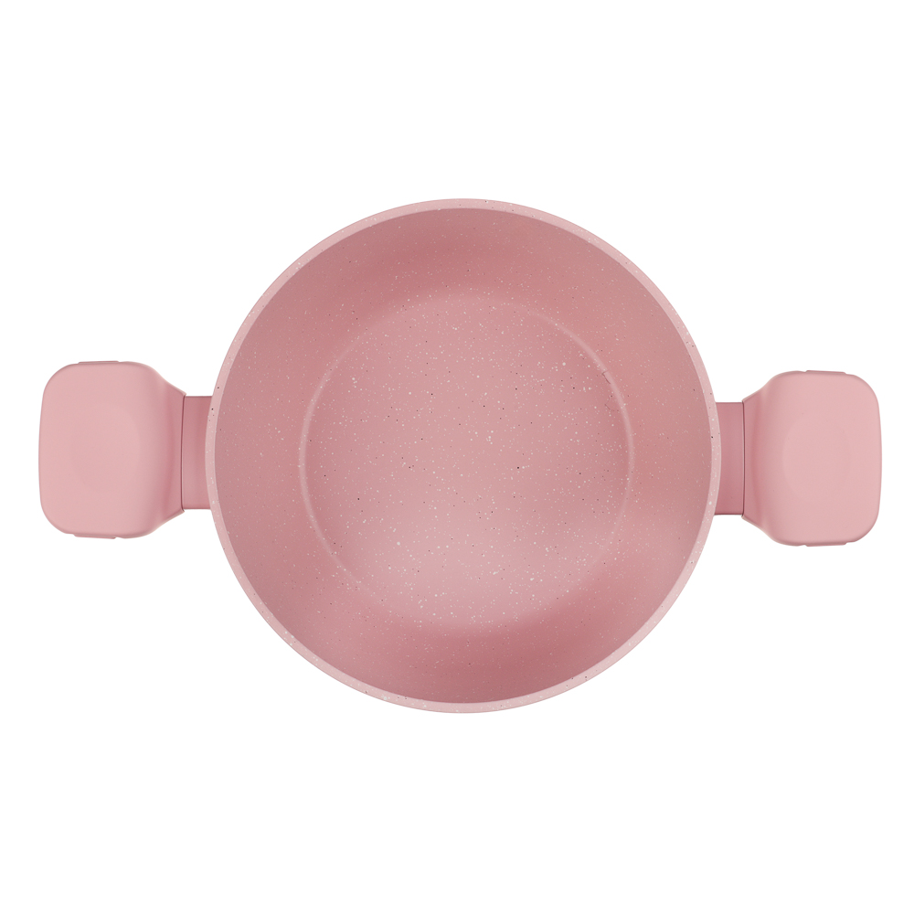 Кастрюля тм SATOSHI Ботаника 2,3л, d20х9см, антипригарное покрытие мрамор, индукция, 3 цвета, арт.№ 846-772