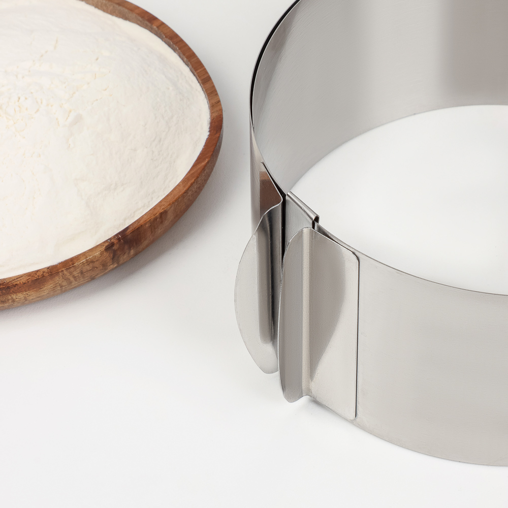 SATOSHI Форма для выпечки раздвижная 16-30х8см, нерж.сталь, арт.№ 849-209