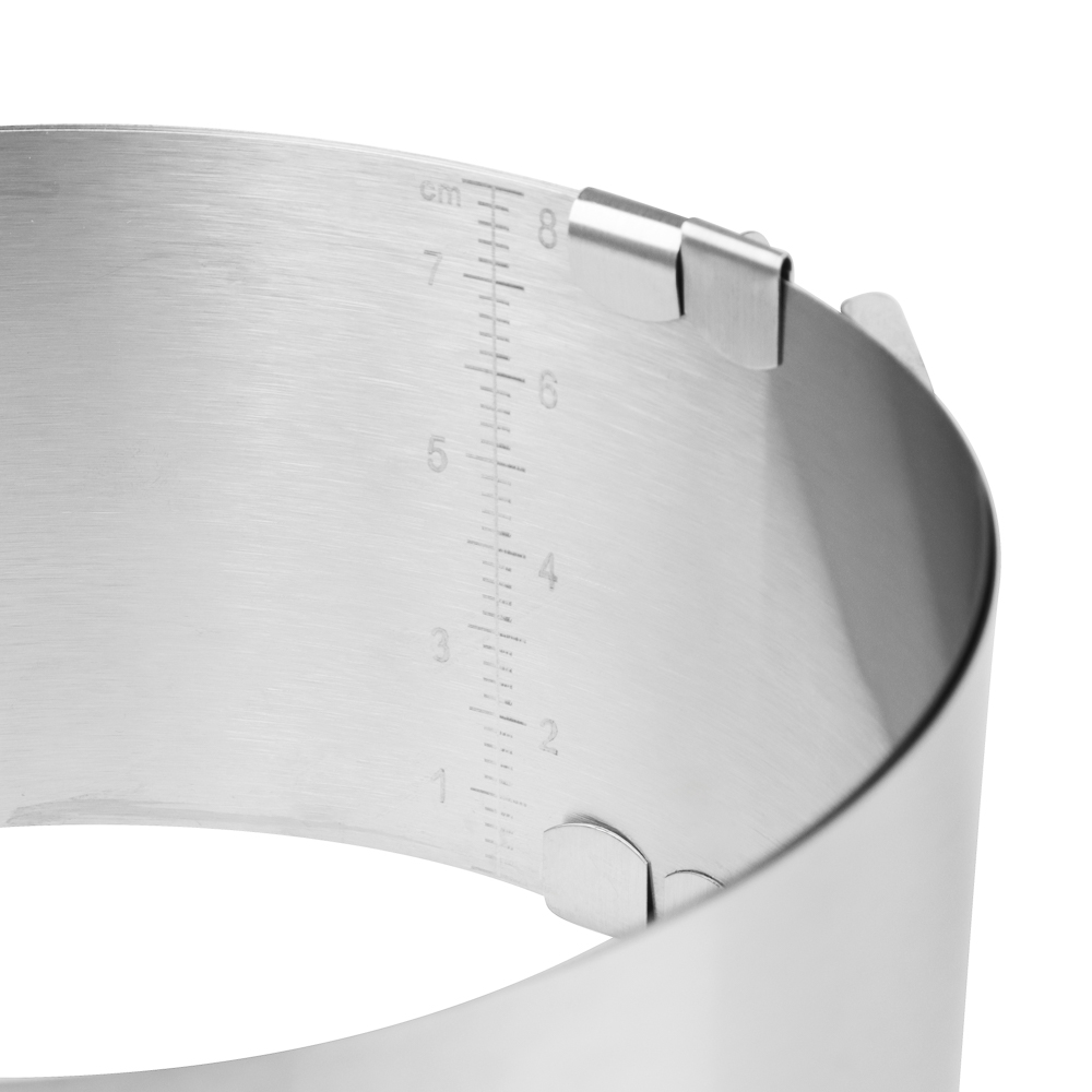 SATOSHI Форма для выпечки раздвижная 16-30х8см, нерж.сталь, арт.№ 849-209