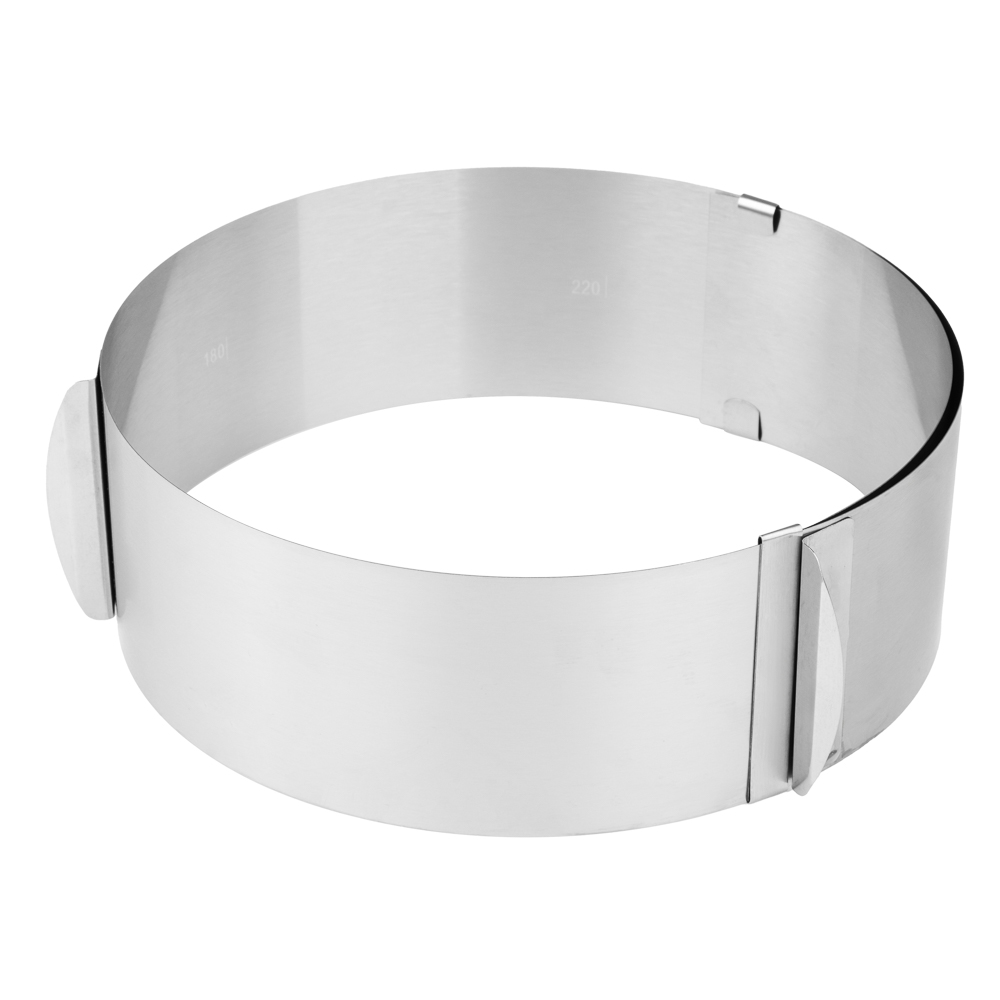 SATOSHI Форма для выпечки раздвижная 16-30х8см, нерж.сталь, арт.№ 849-209