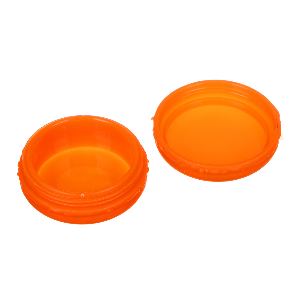 ЮНИLOOK Контейнер косметический 2шт х 10г со шпателем, пластик РР, 6 цветов, арт.№ 357-238