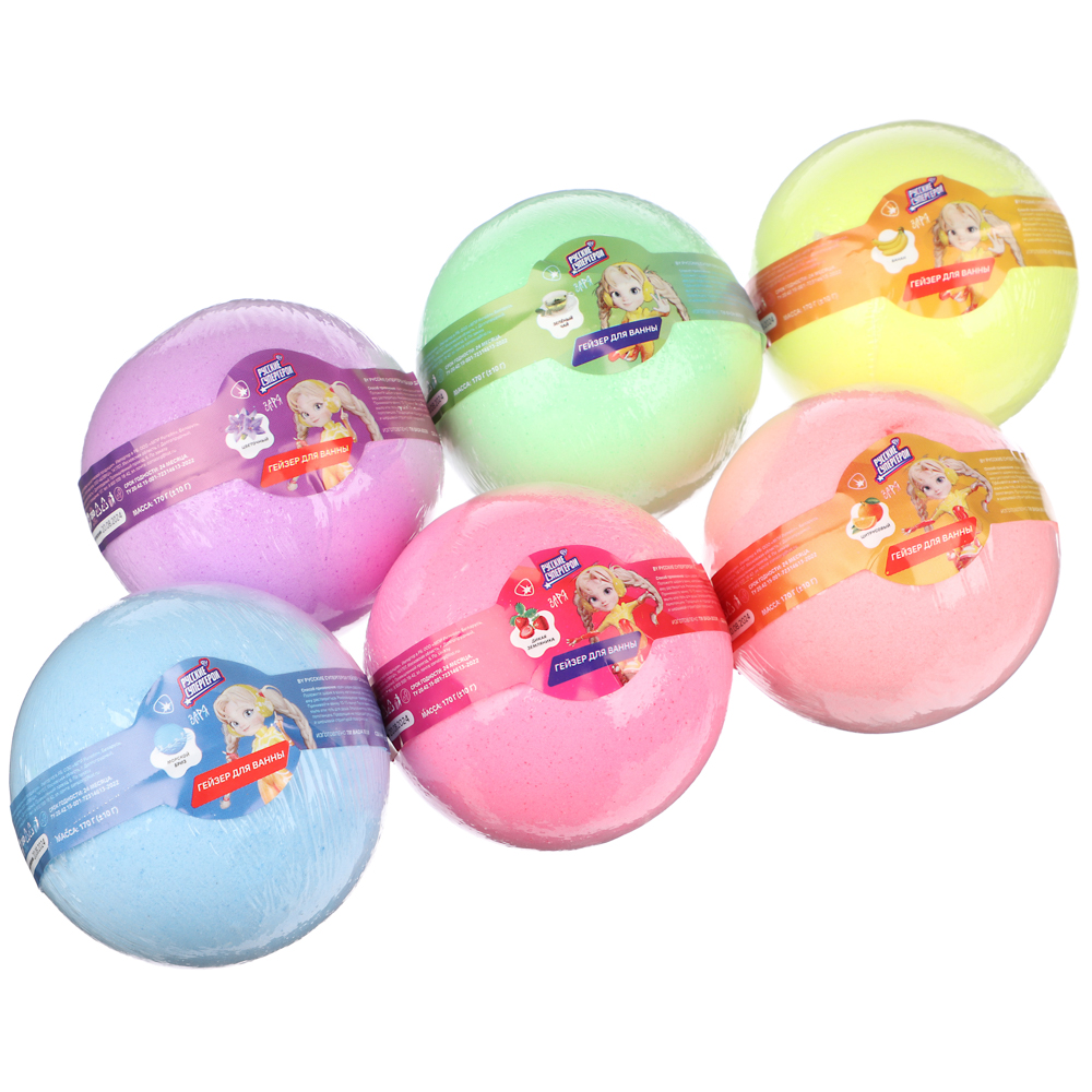 BY Русские Супергерои Гейзер для ванны 7 см, 170г, арт.№ 953-056