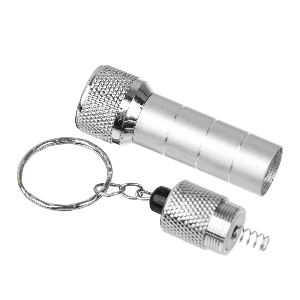 ЕРМАК Фонарик-брелок 5 LED, 3хLR44, алюминий, 6,7х1,2 см, арт.№ 198-070