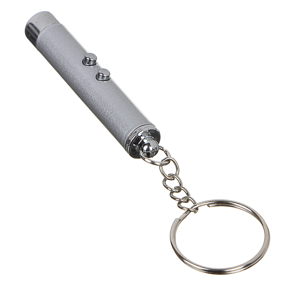 Лазерная указка с фонариком тм ЕРМАК, LR41, 6см, алюминий, арт.№ 227-002