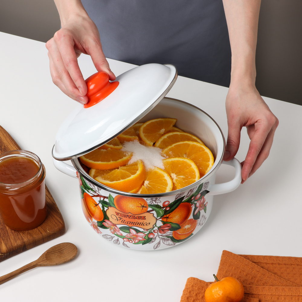 Гарден Кастрюля эмалированная 4л, арт.№ 894-551