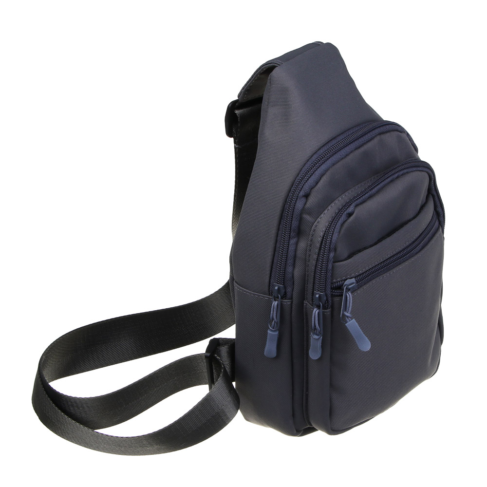 ЮL Магнетик Сумка-слинг 4 отделения, 100% полиэстер, 29х17х9см, графит, МП-9, арт.№ 337-179