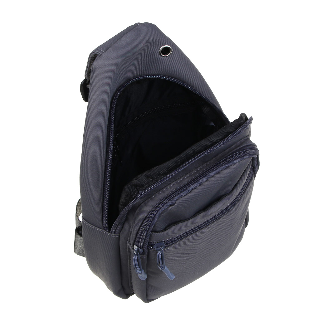 ЮL Магнетик Сумка-слинг 4 отделения, 100% полиэстер, 29х17х9см, графит, МП-9, арт.№ 337-179