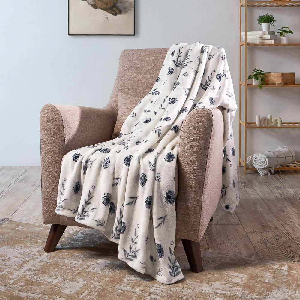 PROVANCE Нэви Плед микрофибра 150х200см, 230гр/м, 2 дизайна, арт.№ 487-058