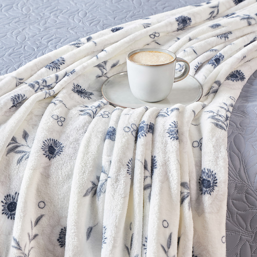 PROVANCE Нэви Плед микрофибра 150х200см, 230гр/м, 2 дизайна, арт.№ 487-058