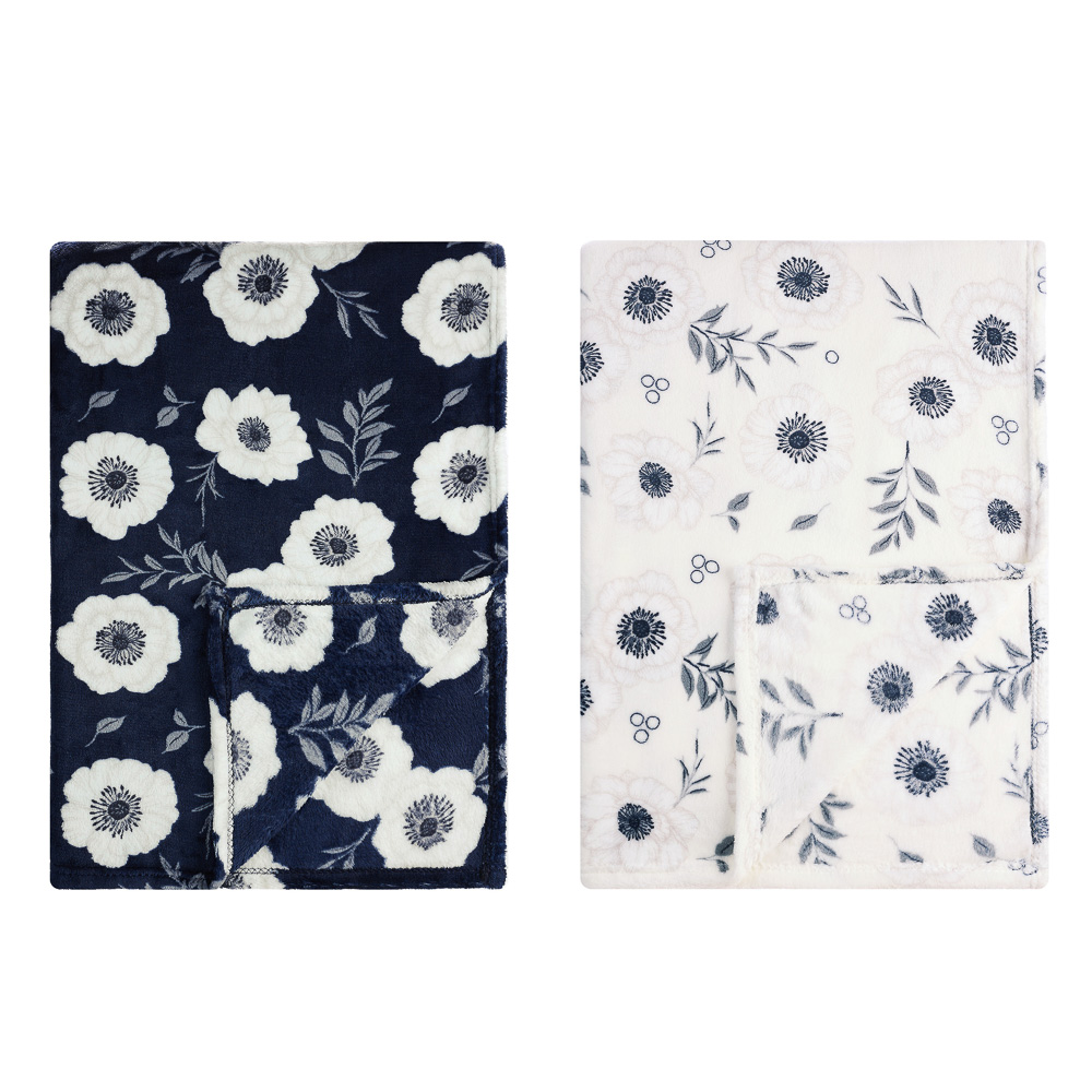 PROVANCE Нэви Плед микрофибра 150х200см, 230гр/м, 2 дизайна, арт.№ 487-058