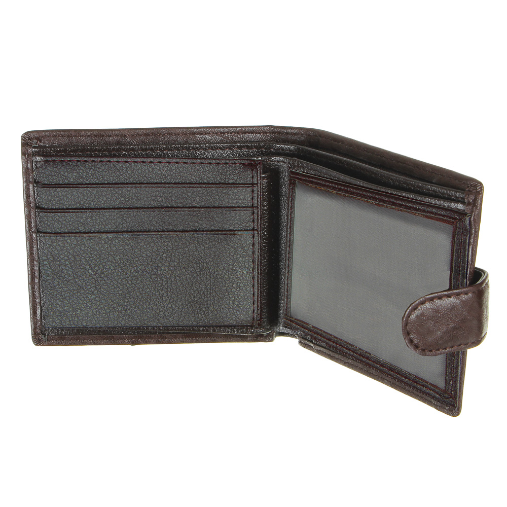 PAVO Портмоне мужское, ПУ, 11,5х9,5х2см, 2 цвета, ПМ20-07, арт.№ 303-881