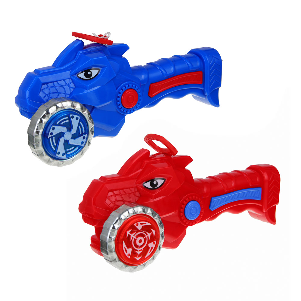 BY Русские Супергерои Набор волчков с пусковой установкой "Бой Пересвета", ABS, 23x22x5см, 3 цвета, арт.№ 260-046