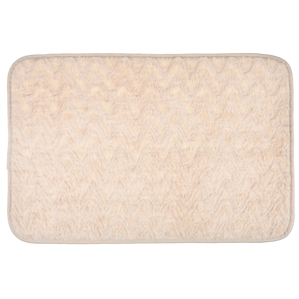 VETTA Коврик для ванной, полиэстер, 40x60см, зигзаг, арт.№ 462-680