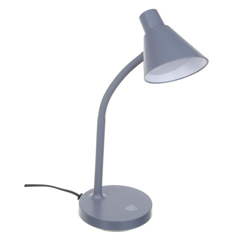 Светильник BY Бевел 14 LED, 230В, 5 Вт, 500Лм, кабель 1,5м, металл, пластик, серый, арт.№ 417-168