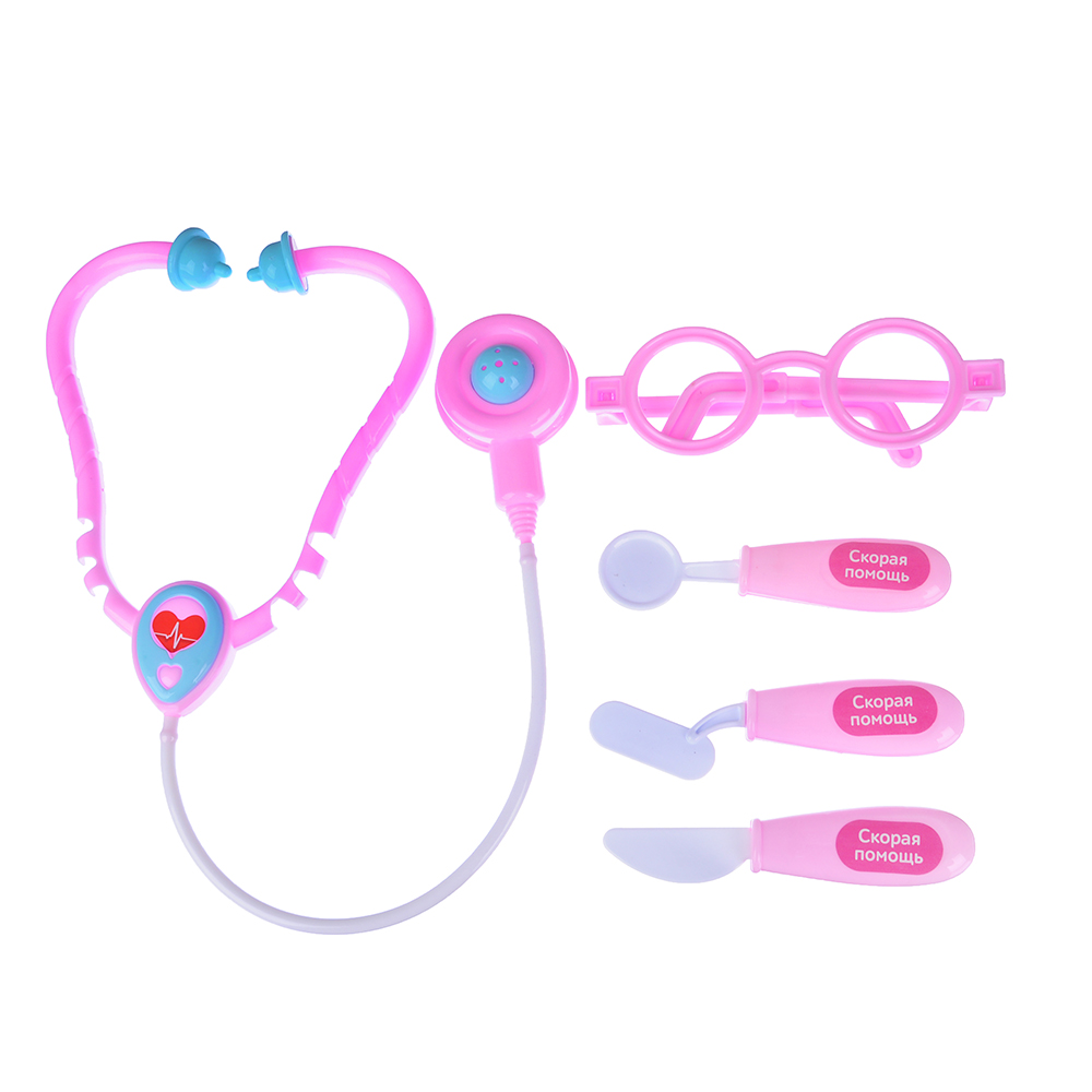 ИГРОЛЕНД Набор доктора, 5пр.,PP , 32х22х3см, 2 дизайна, арт.№ 294-103