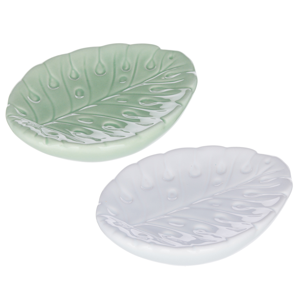 VETTA Мыльница "Перо павлина", керамика, 2 цвета, арт.№ 463-010