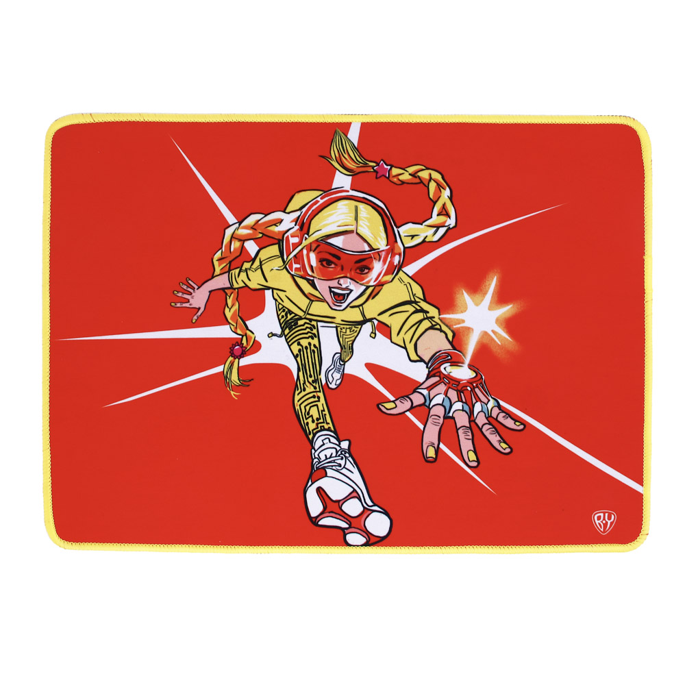 BY Коврик игровой, 360x260x2.5мм, с рисунком, полиэстер, каучук, Заря, арт.№ 405-044