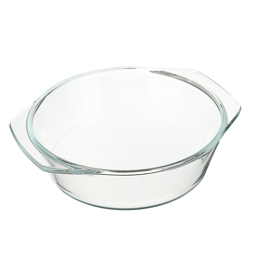 SATOSHI Кастрюля жаропрочная с крышкой, стекло, 23х20х9,5см, 1,4л, арт.№ 825-001