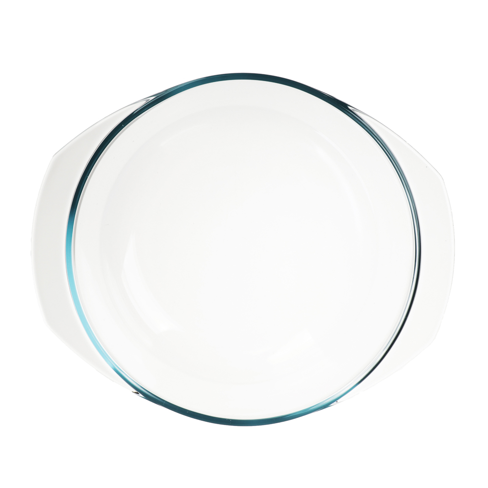 SATOSHI Кастрюля жаропрочная с крышкой, стекло, 27х22х13см, 2,5л, арт.№ 825-002