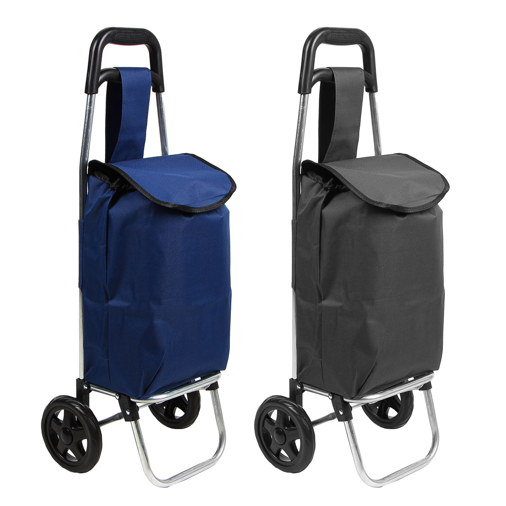 Тележка + сумка тм VETTA, 33х26х82см, до 10кг, 16л, оксфорд, колеса ЭВА d13см, арт.№ 467-188