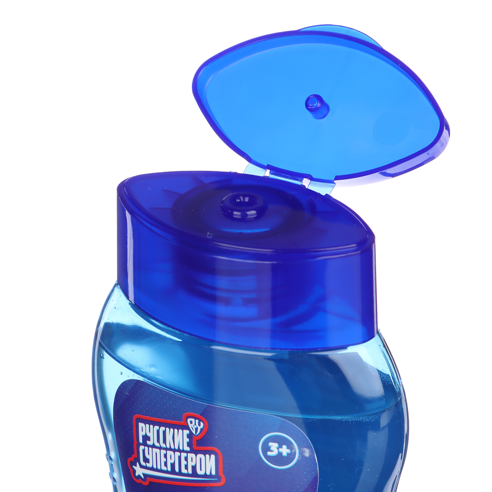 BY Русские Супергерои Средство для купания 2в1, для мальчиков 3+ бабл гам, п/б, 200мл, арт.№ 927-069