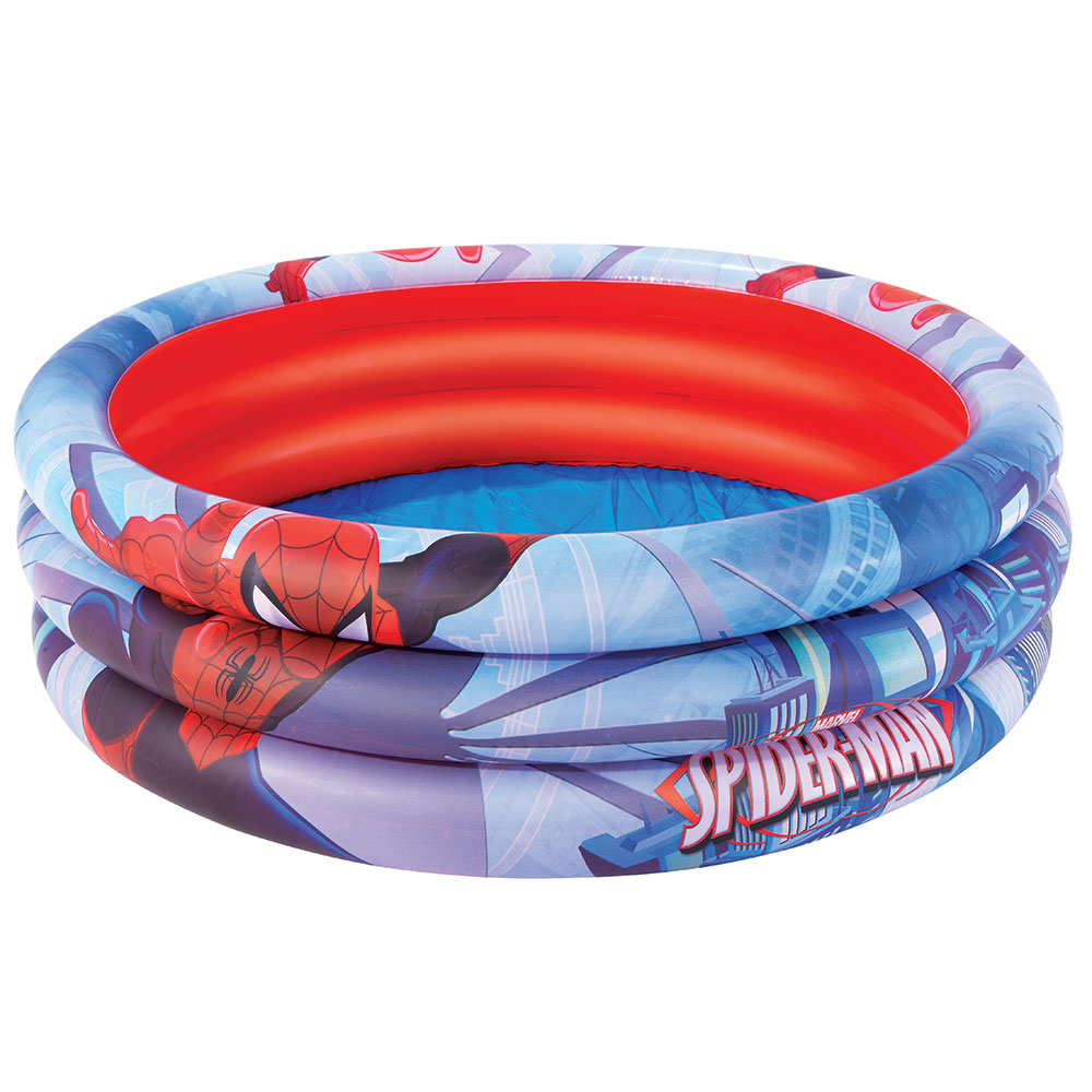 BESTWAY Бассейн надувной Spider-Man, ПВХ, 122х30см, 200л, от 2 лет, 98018, арт.№ 107-234