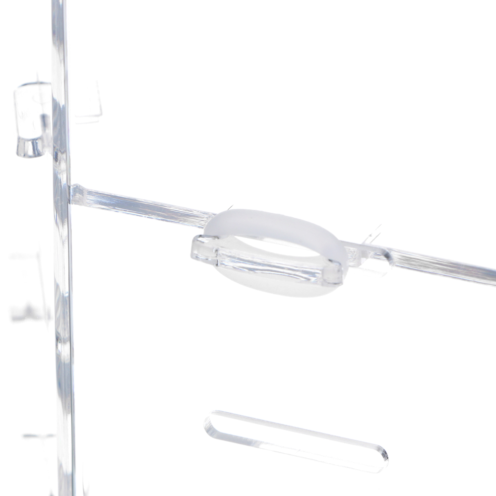 Подставка для мелочей трёхъярусная, 22х34х28 см, пластик, арт.№ 504-815