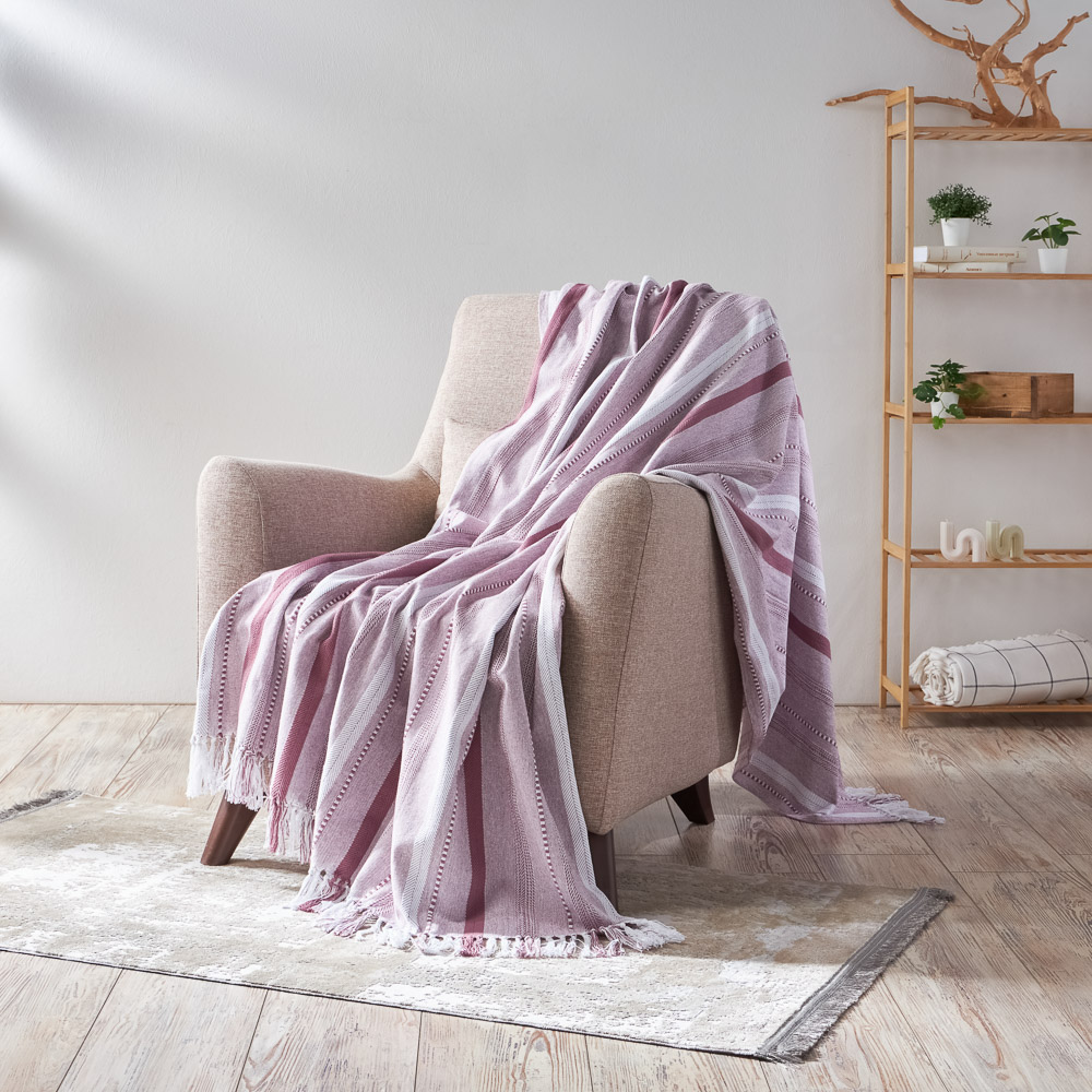 PROVANCE Хейзел Плед хлопок 140х200см, арт.№ 486-208