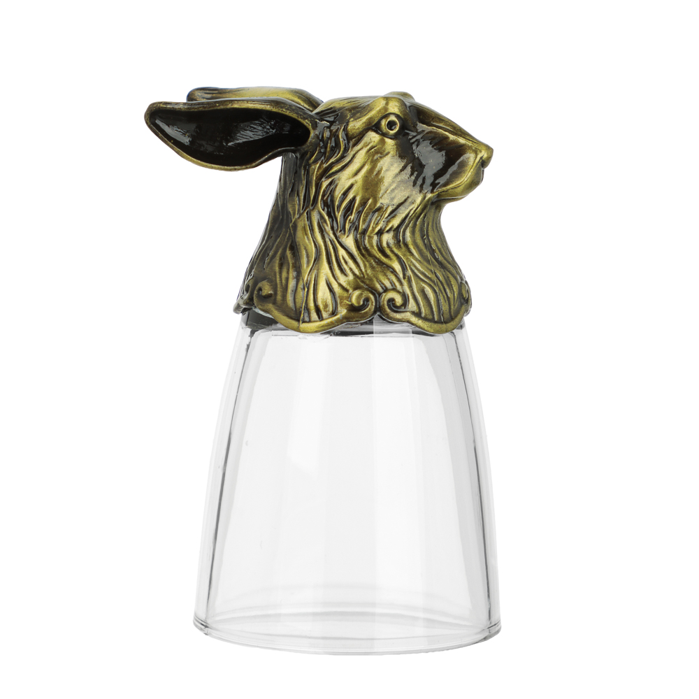 Набор стопок перевертышей тм MILLIMI, 30мл, бронза, стекло, 6шт, арт.№ 878-715