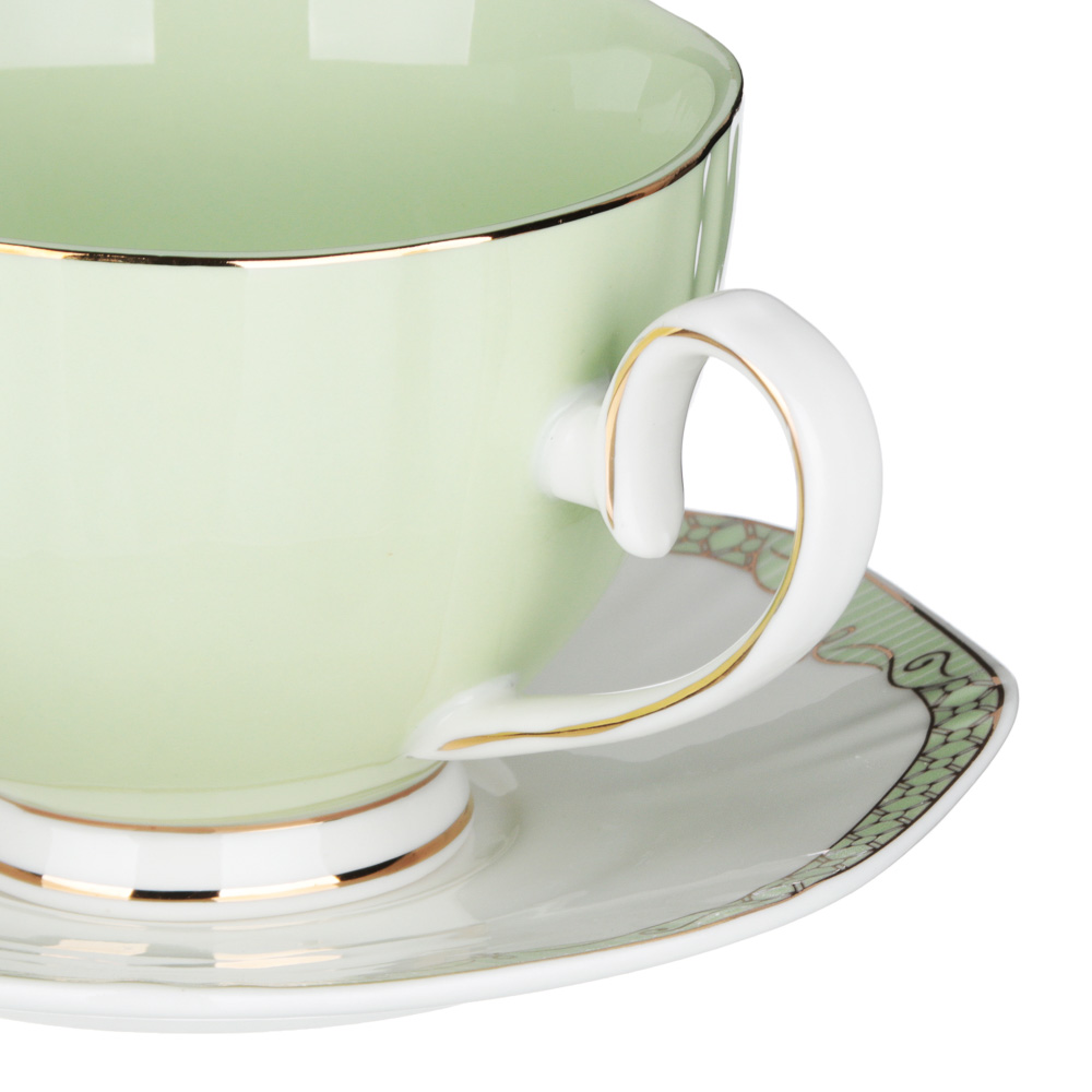 MILLIMI Мираж Набор чайный 2 пр., 260мл, 14см, костяной фарфор, 4 цвета, арт.№ 802-099