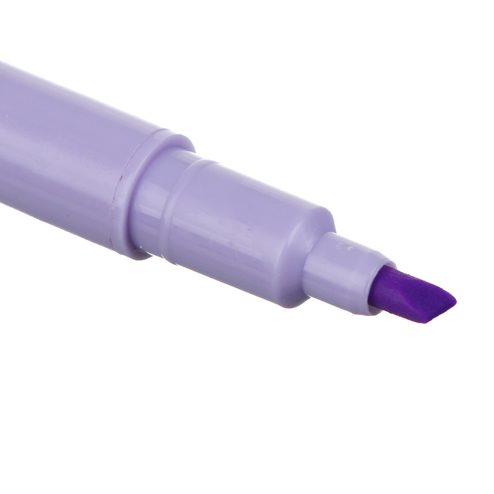 Ежик в Тумане Набор маркеров-выделителей 2-стор, 6 цв. "пастель" након.скош.3мм/круг 1мм, пласт.бокс, арт.№ 805-044