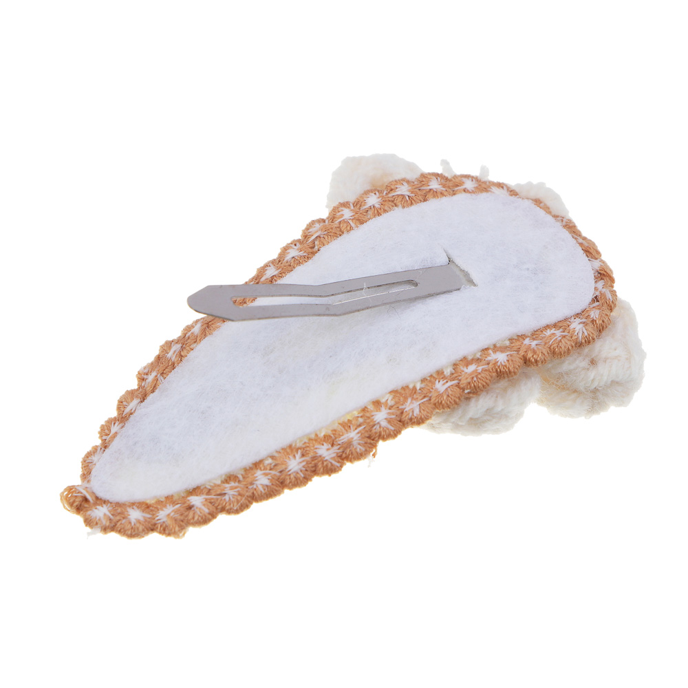 ЮНИLOOK Зажимы для волос 2шт, 6-7,5см, сплав, полиэстер, пластик, 3 дизайна, ACS-108, арт.№ 321-039