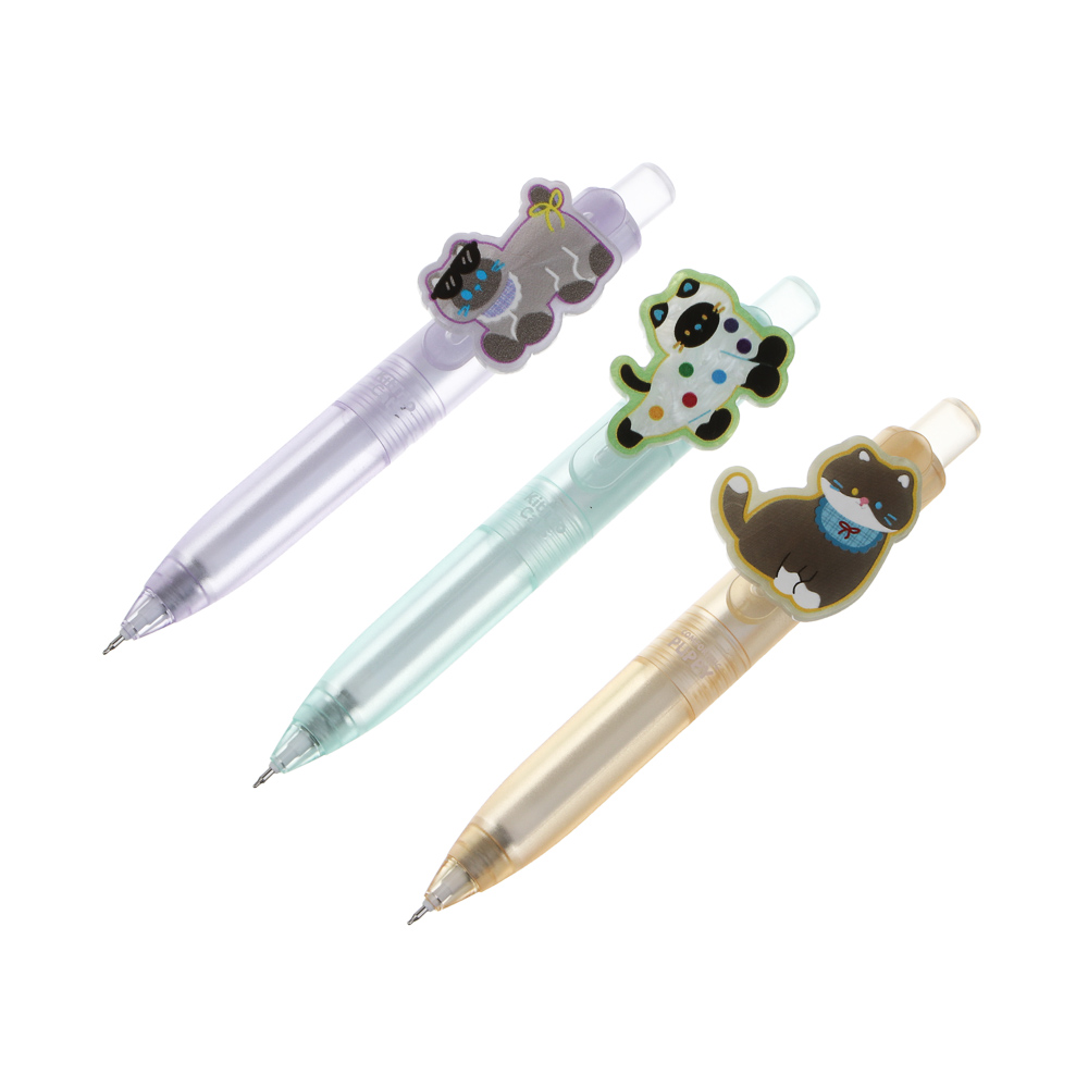 Ручка автоматическая гелевая синяя "Киттенс", 3 вида, арт.№ 591-318