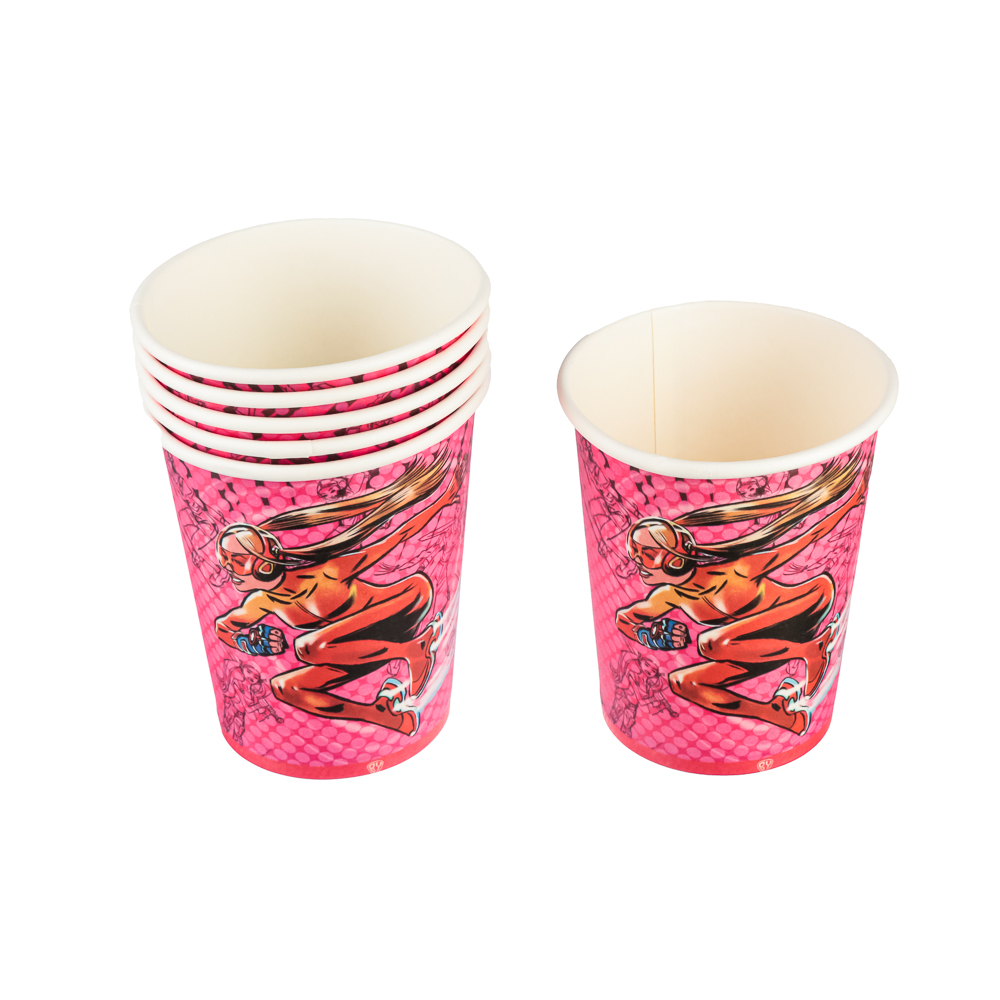 BY Супергерои вселенной Набор бумажных стаканов 6шт, 200мл, арт.№ 530-254