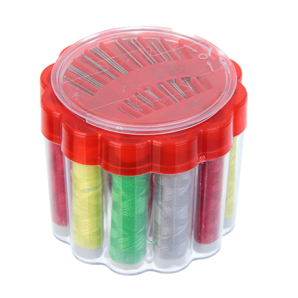 Набор для шитья (нитки, иголки, ножницы, сантиметр и т.д.) 8,5х6см, НС-013, арт.№ 308-115