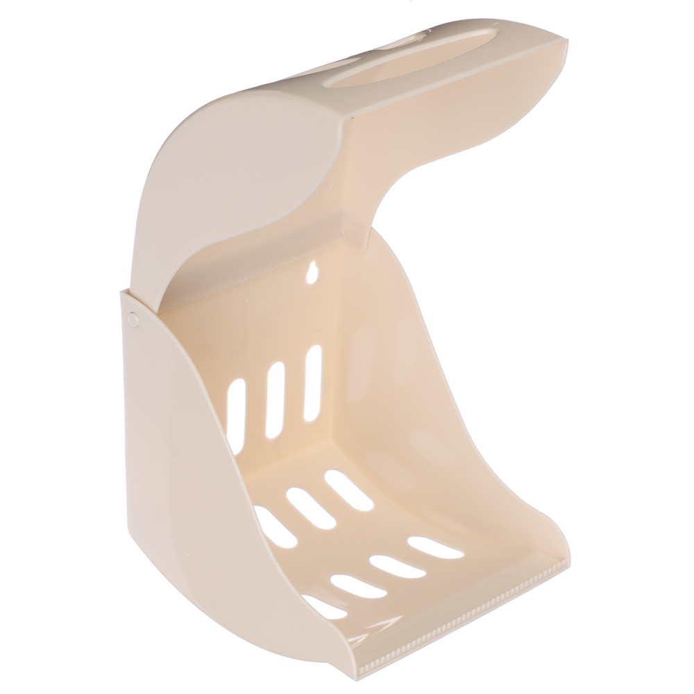 Держатель для туалетной бумаги, Фантазия, пластик, бежевый, арт.№ 463-455