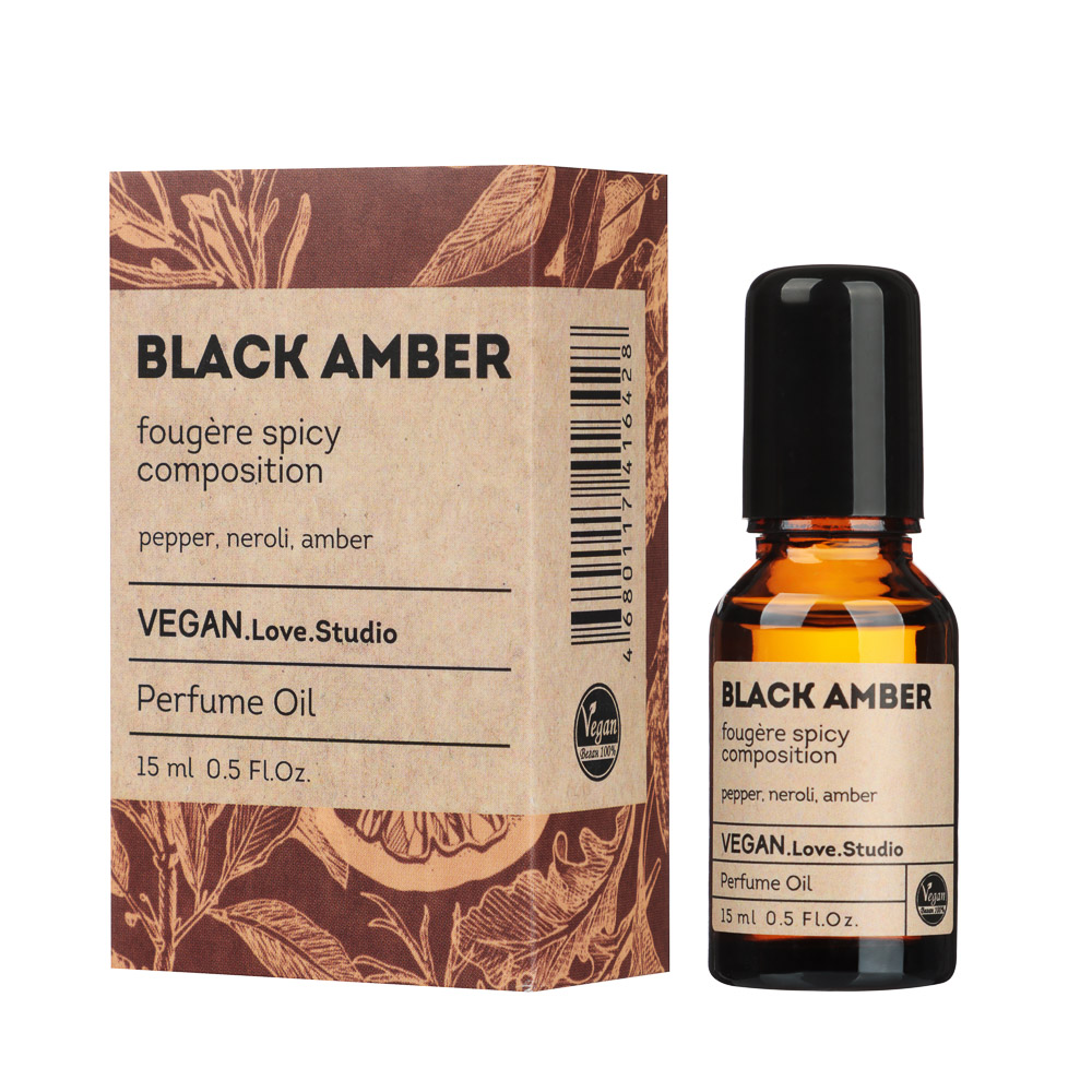 Парфюмерное масло Vegan.Love.Studio, Black Amber, 15 мл, арт.№ 313-343