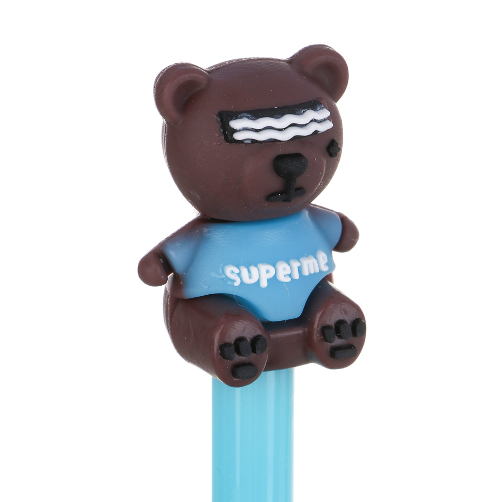 Ручка шариковая синяя в форме мишки, корпус 17,5 см, 4 дизайна, арт.№ 591-001